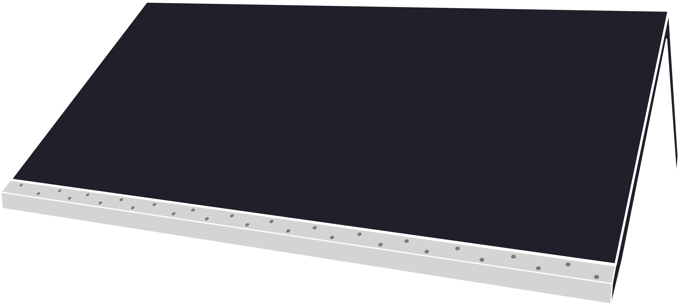 Example of step 4 of Fortified Roof.